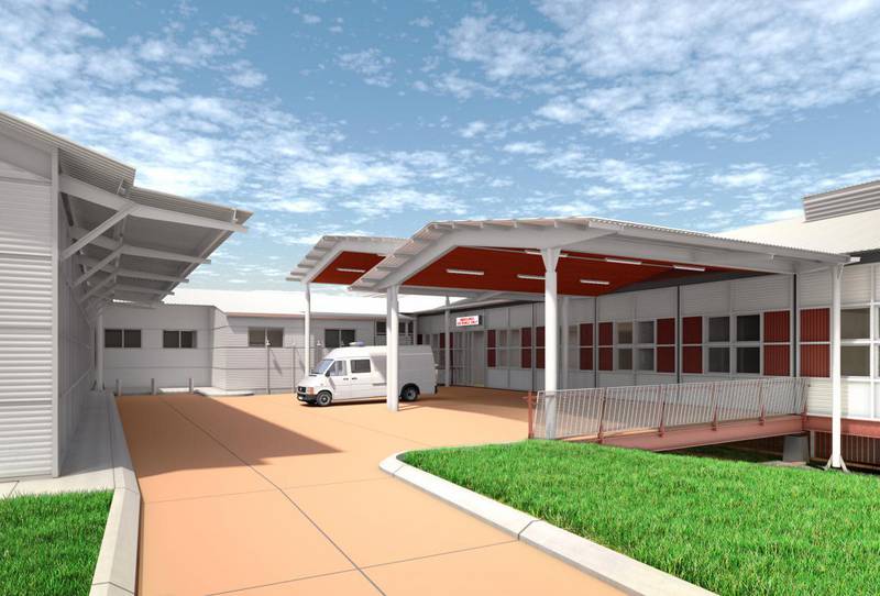 Artist's rendering of Broome Health Campus