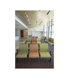 Seated waiting area Kalgoorlie Health Campus.