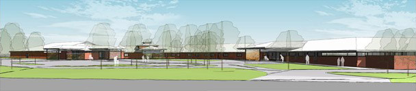 Northam Health Service front view artist impression