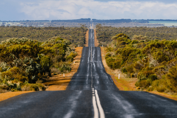 Country road in Western Australia