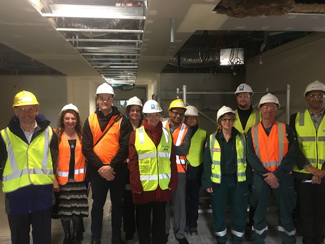 Left to right: GP Dr Nickie DuPreez, Director of Nursing/Health Service Manager Katanning Health Service Robyn Millar, medical student George Cunningham , St Luke’s Family Practice office administrator and St John Ambulance volunteer Claire Collis, St Luke’s Practice Manager Claire Fleming, GP Dr Deepak Panneerselvam, Project Officer Building Management and Works Mally Rall , St John Ambulance Officer Sonia Huggins, Site Supervisor Cockram Constructions John Twinch, St John Ambulance Officer Chris Obst and GP Dr Hafees Saleem.