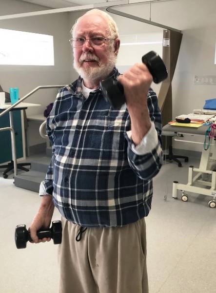 Northam resident Colin Easther is a big fan of the cardio respiratory exercise group.