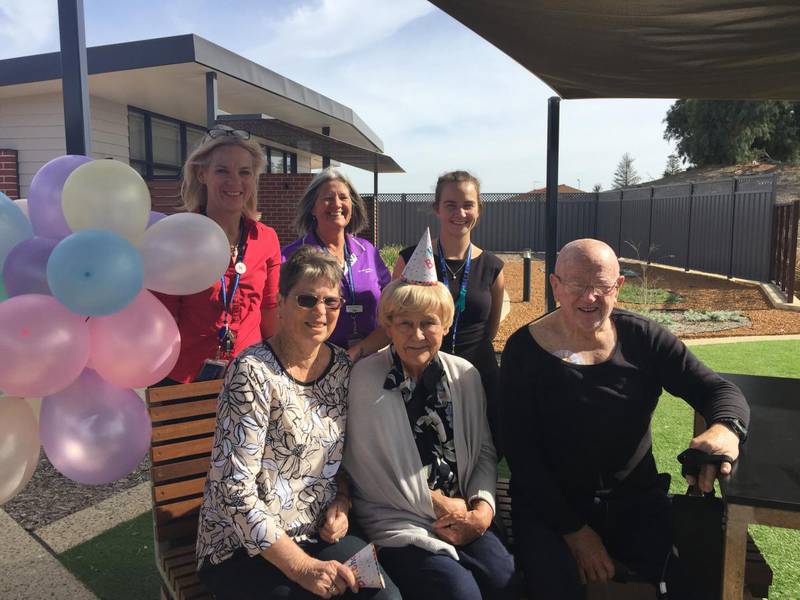 Back row L-R: Lindsey Richmond, Barb Stone and Brianna Criddle. Front row L-R: Meg Crake, Glenda Francis and Ross Crake.