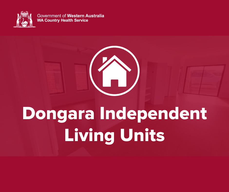 Social media tile - Dongara Independent Living Units