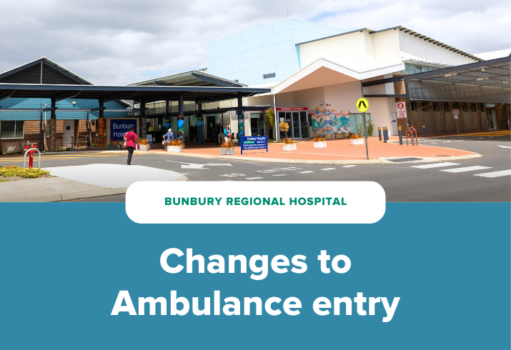 Bunbury Regional Hospital entrance