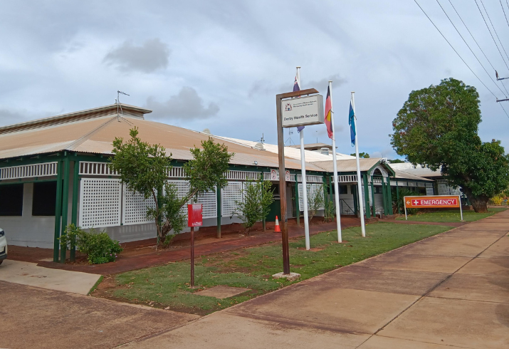 View of Derby Health Service entrance.