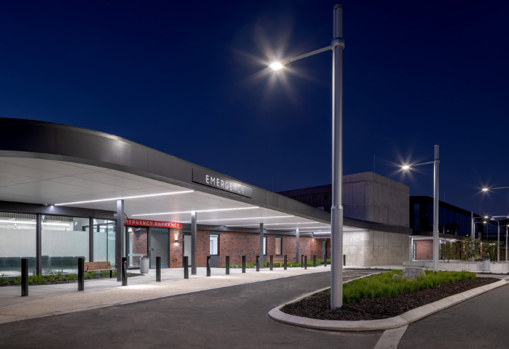Front view of new Geraldton Emergency Department