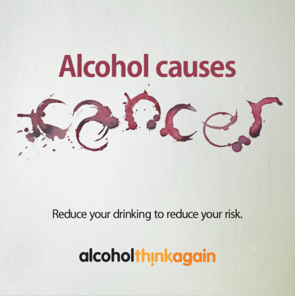 Alcohol causes cancer image