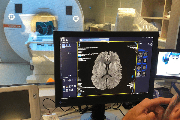 First test patient in the Kalgoorlie Health Campus MRI