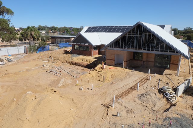 The Pingelly Health Centre has reached lock-up stage