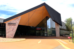 Photo of building entry.