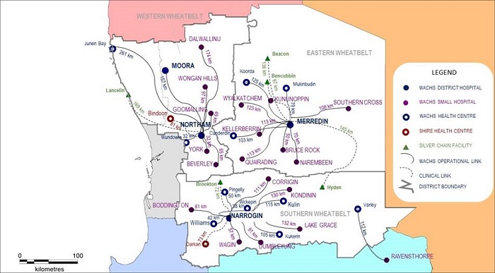 WACHS Wheatbelt operational districts
